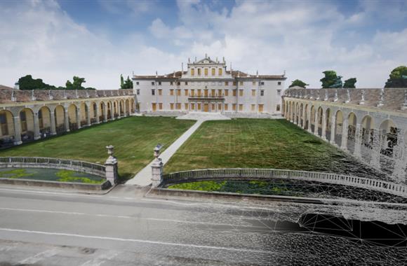  Interactive touchpoint of Villa Manin