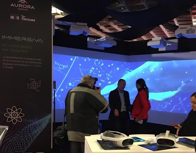 IKON e Aurora Group partecipano a Didacta Italia 2023 e presentano IMMERSIVA, l’innovativa soluzione per la didattica in Realtà Virtuale 